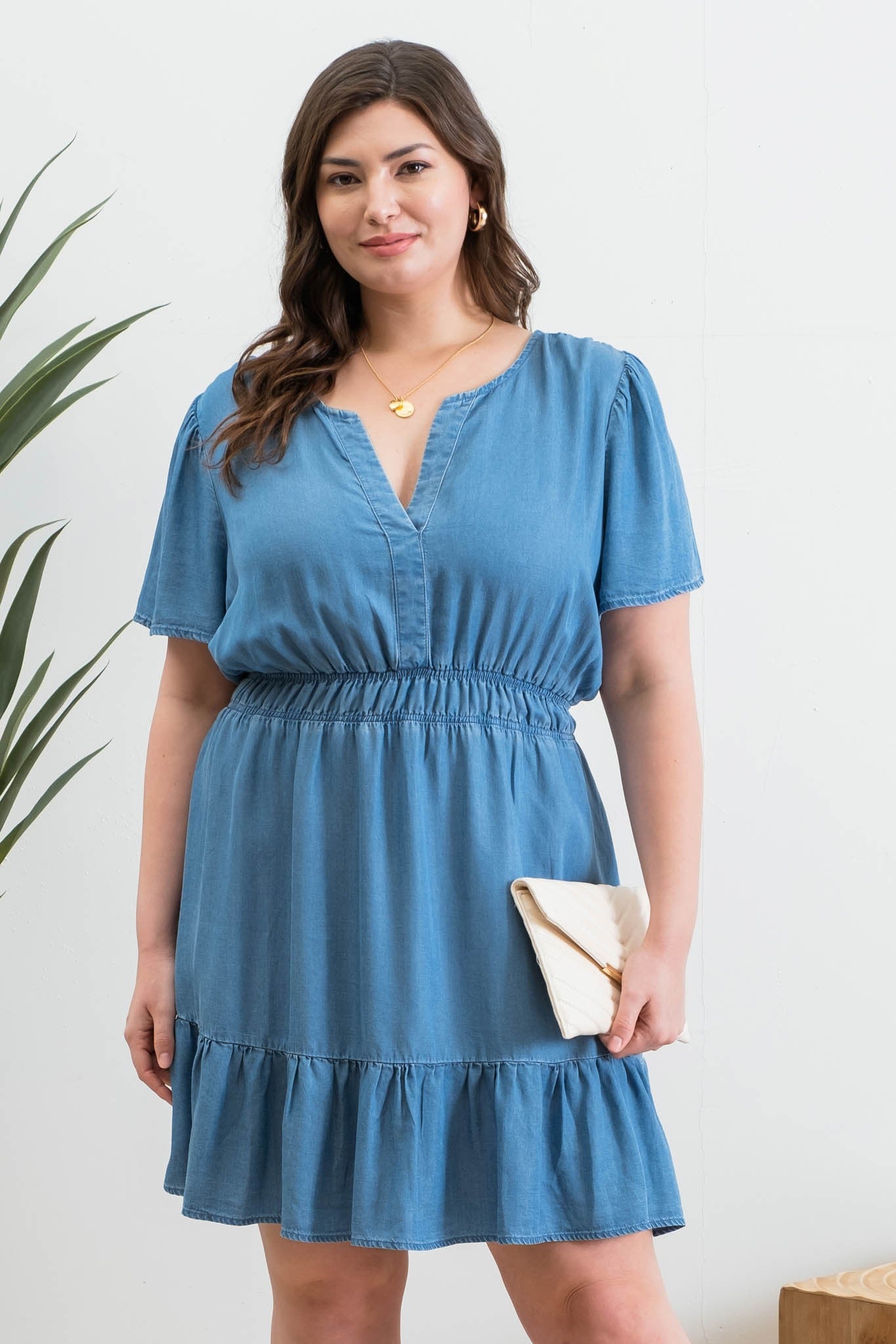 Chambray Dress