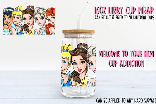 Glass Tumbler with Lid
