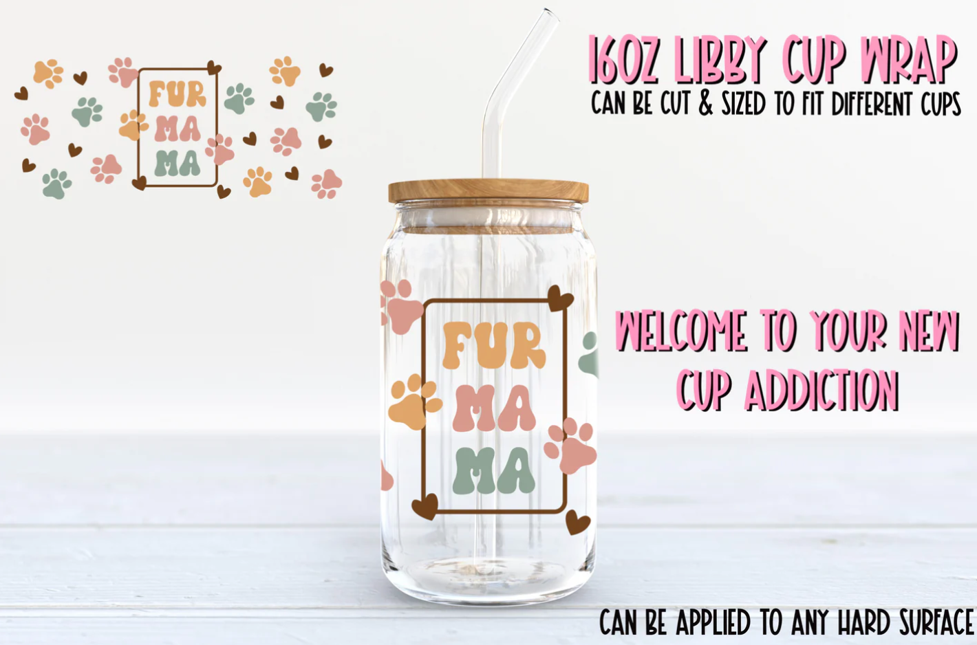 Glass Tumbler with Lid