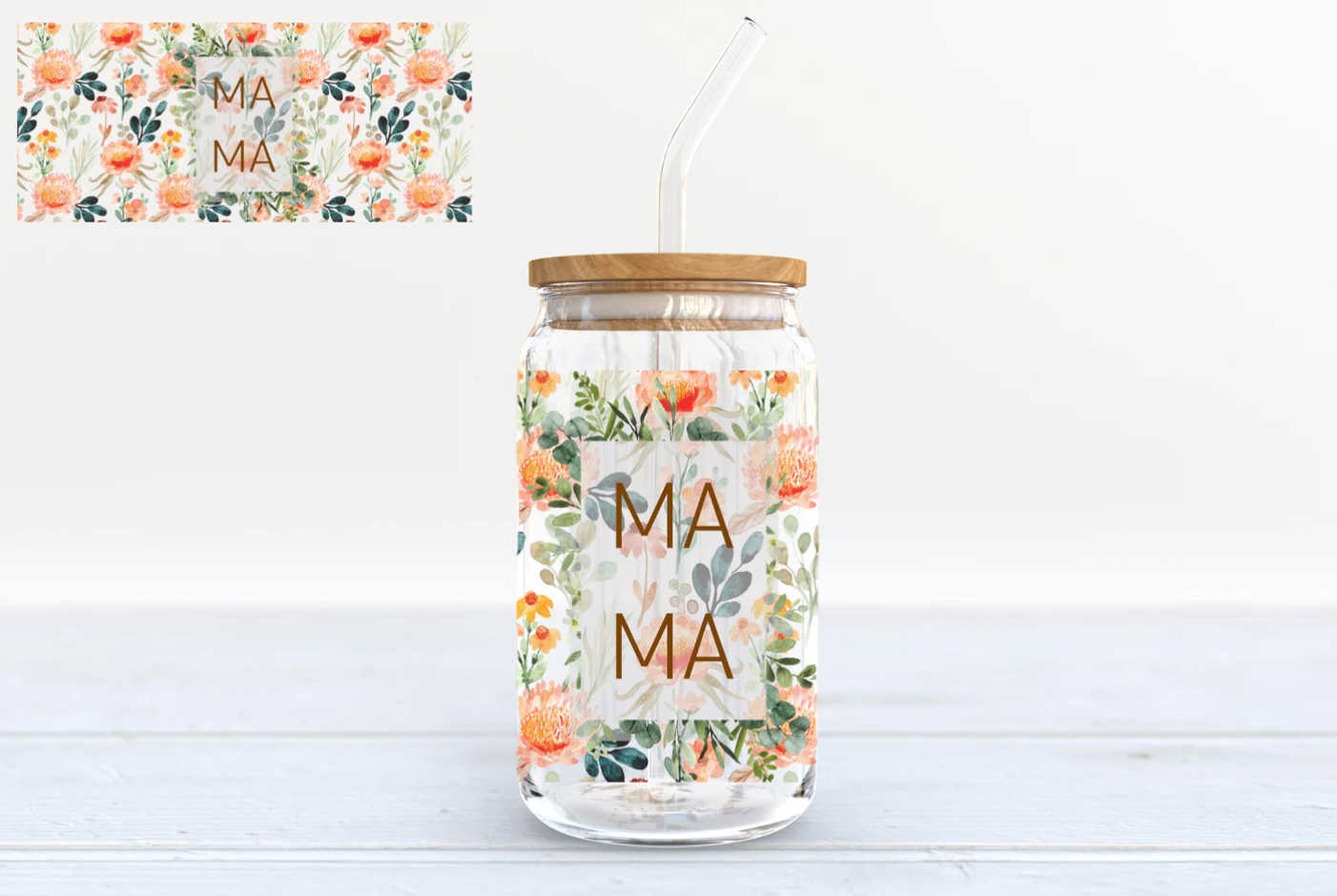 Glass Tumbler with Lid