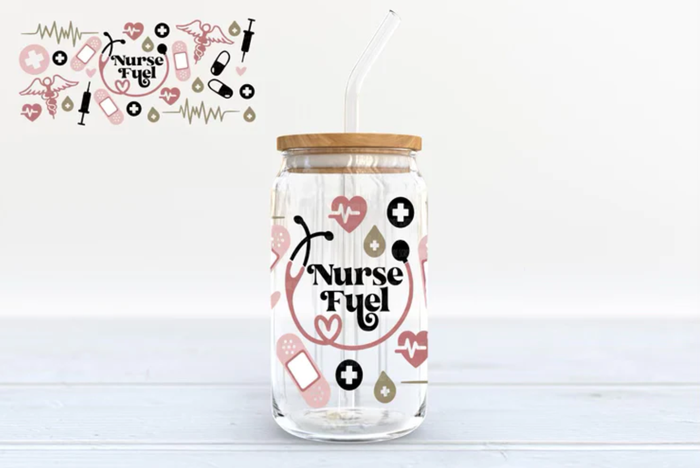 Glass Tumbler with Lid