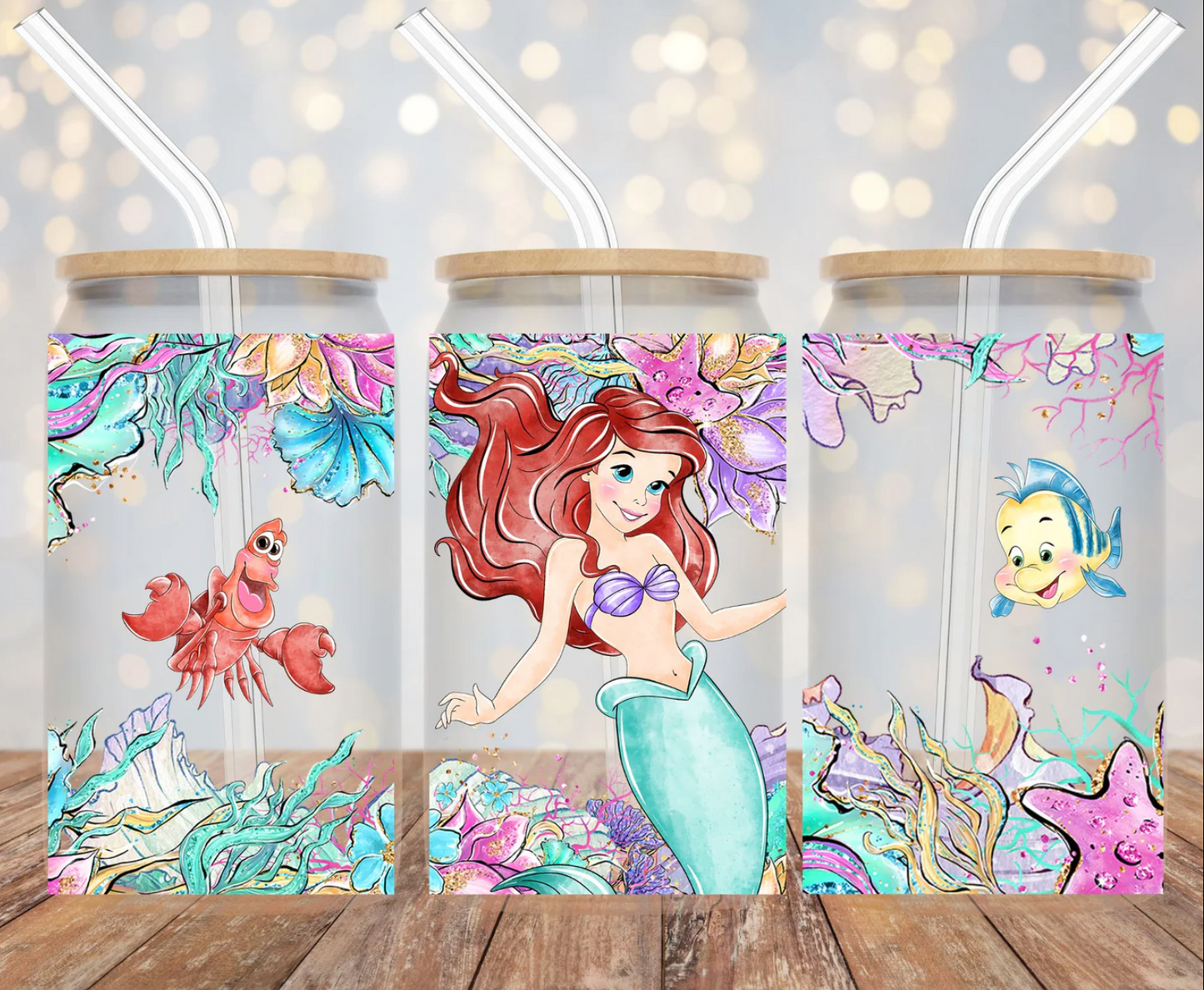 Glass Tumbler with Lid