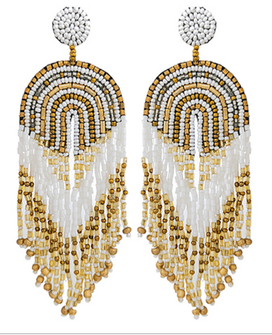 Glamour Seed Bead Earrings