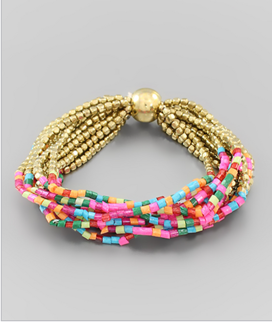 On the Ball Beaded Beacelet