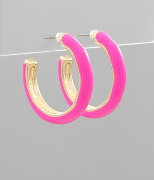 Epoxy Colorful Hoops