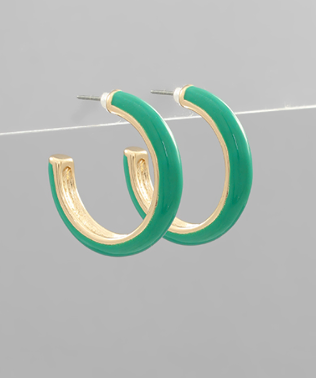 Epoxy Colorful Hoops