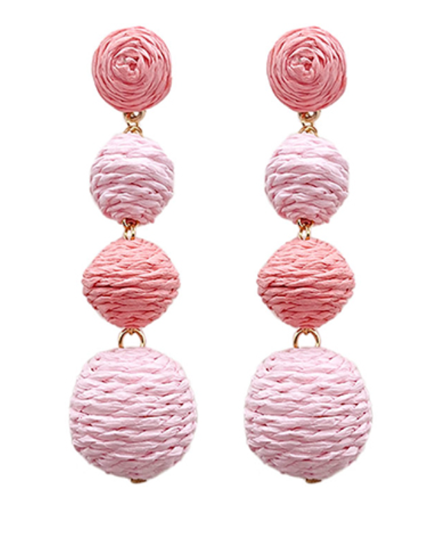 Raffia Drop Earrings