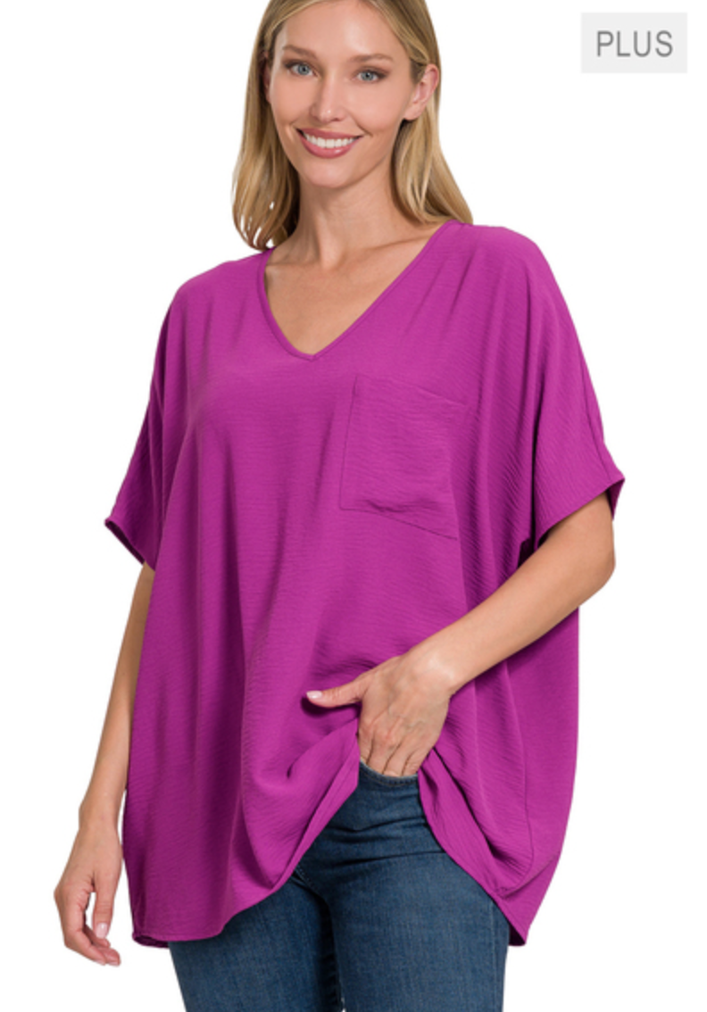 Plus Every Day Woven Top