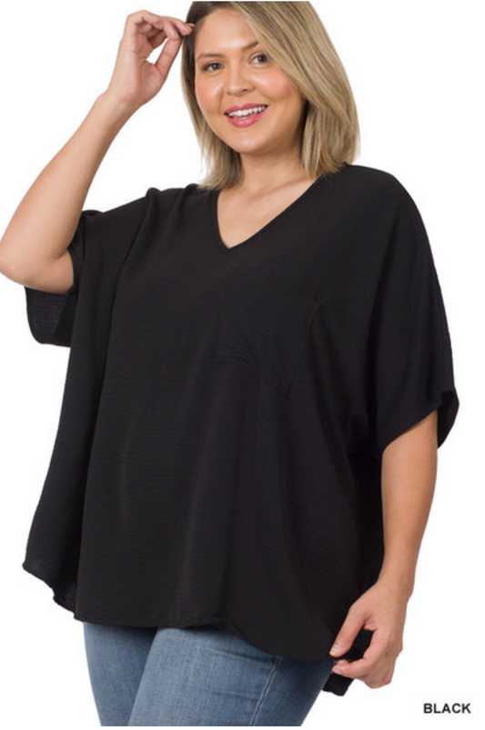 Plus Every Day Woven Top