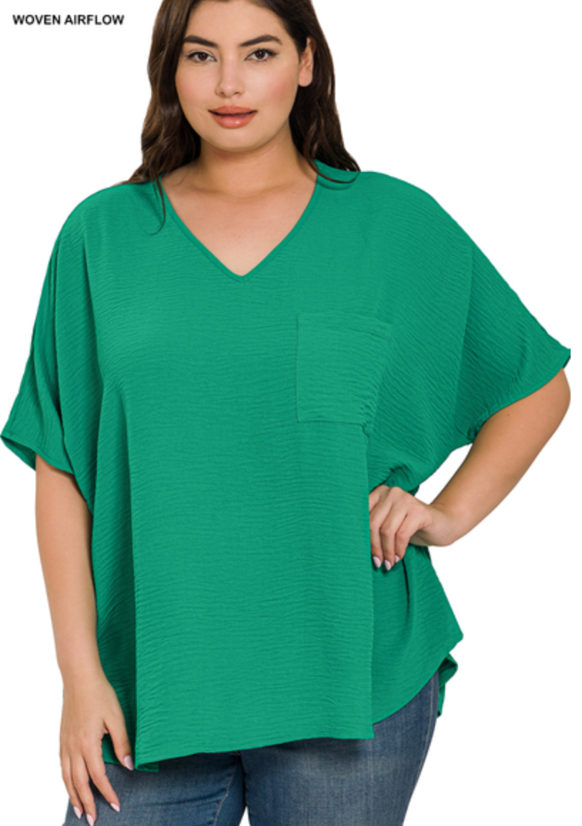 Plus Every Day Woven Top