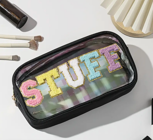 Chenille Travel Pouch