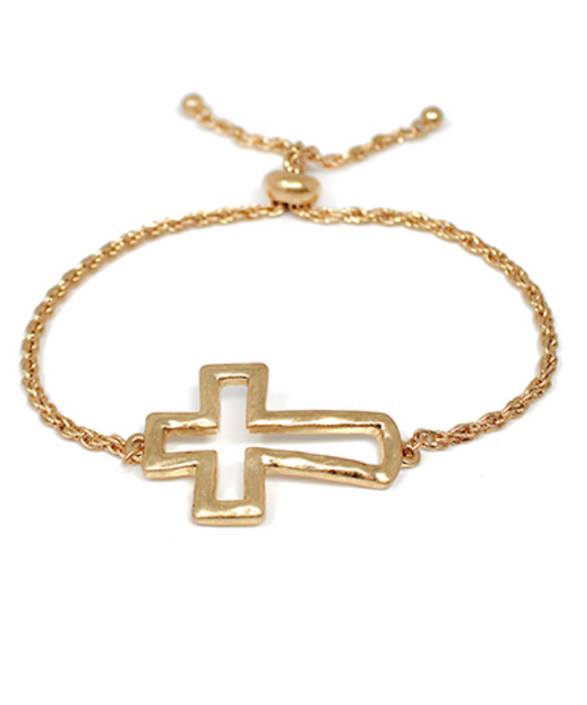 Cross Adjustable Bracelet