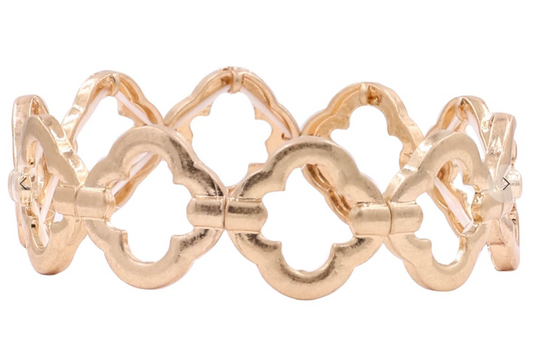 Matte Gold Stretch Bracelet