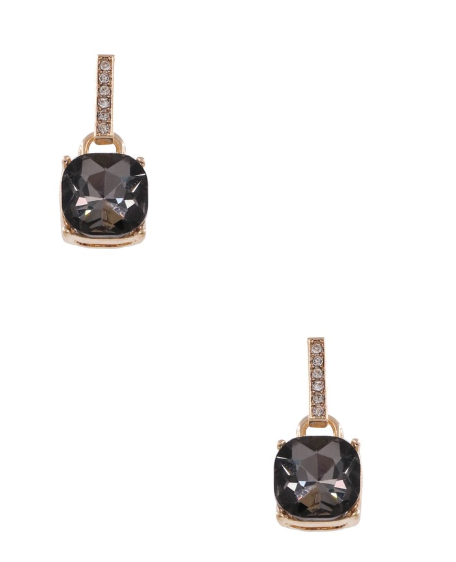Square Jewel Dangel Earring