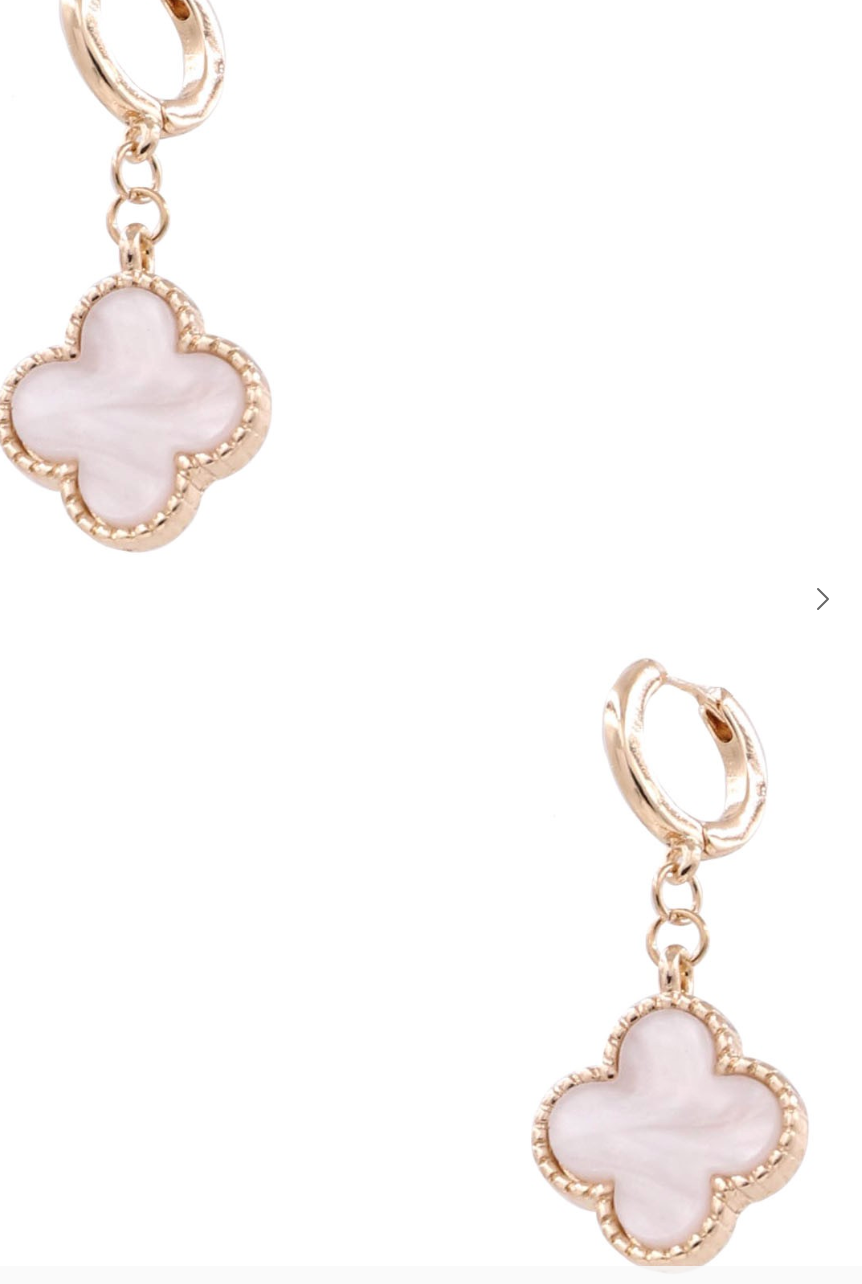 Quatrefoil Drop Earrings