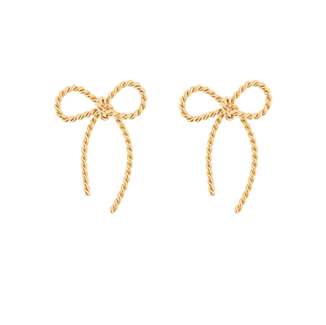 Textured Bow Studs