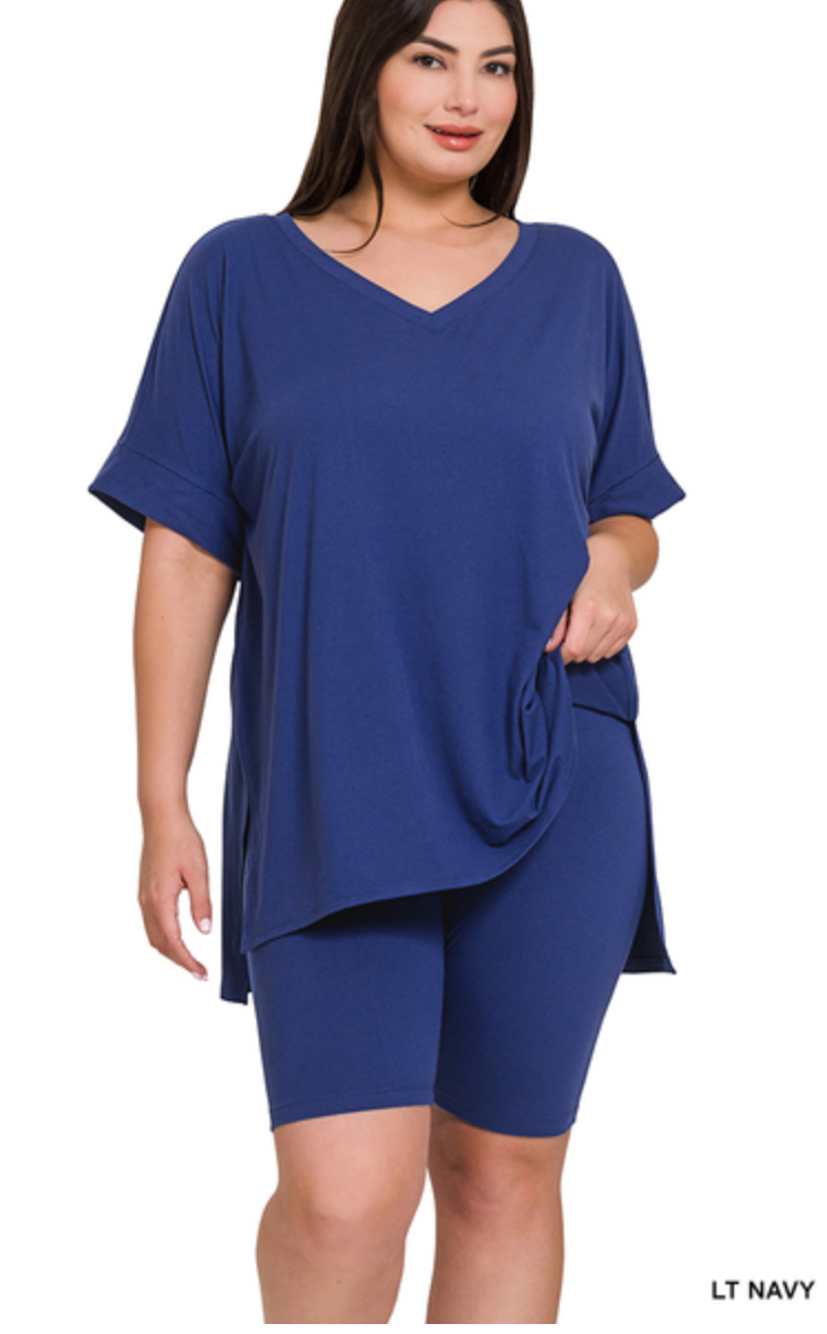 Plus Buttery Soft Short Set