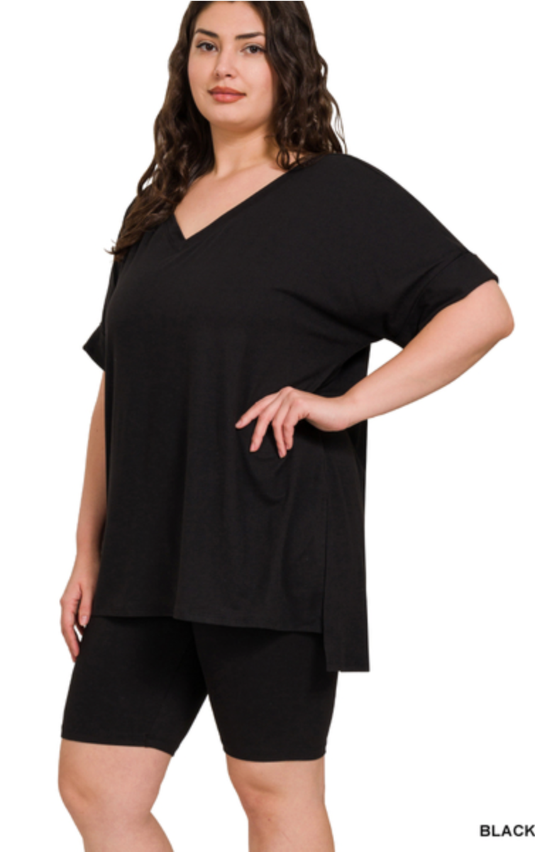 Plus Buttery Soft Short Set