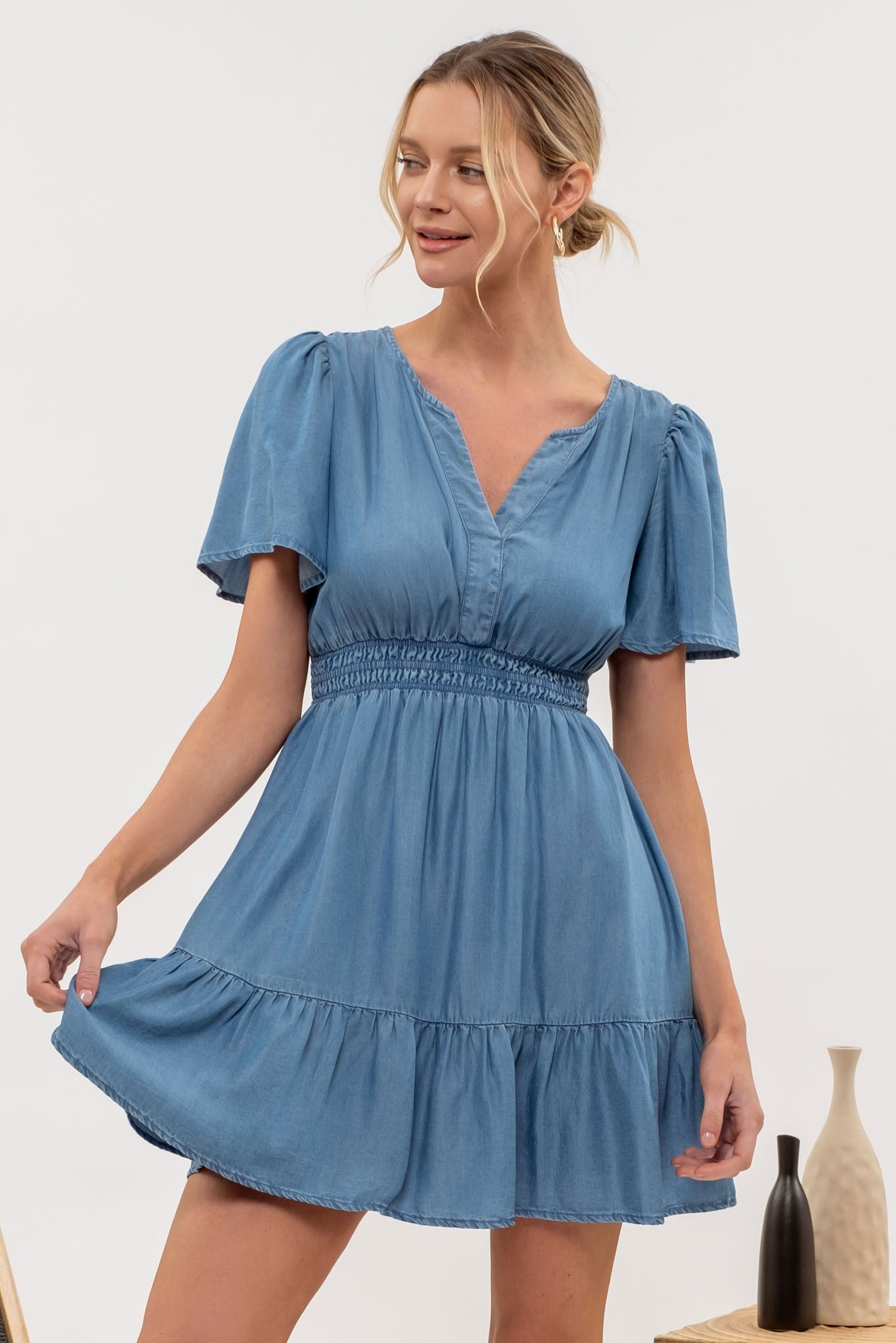 Chambray Dress