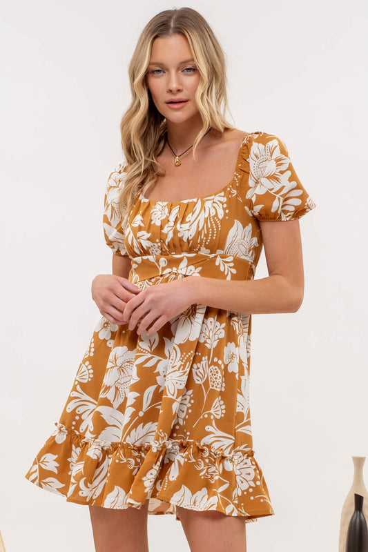 Tropical Mini Dress