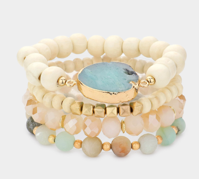Wooden Bracelet Set