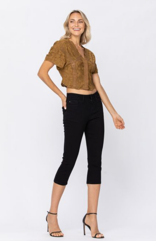 Midnight Vibes Judy Blue Capris