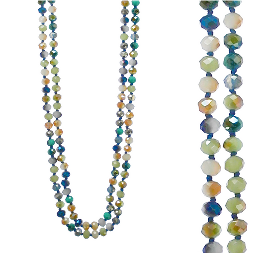Hand Tied Beaded Necklace