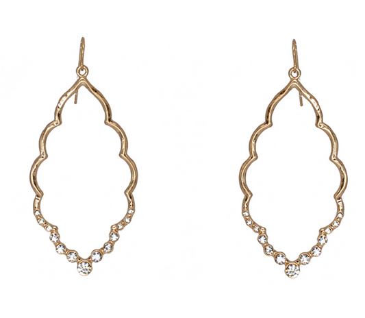 Moroccan Earrings with Bling