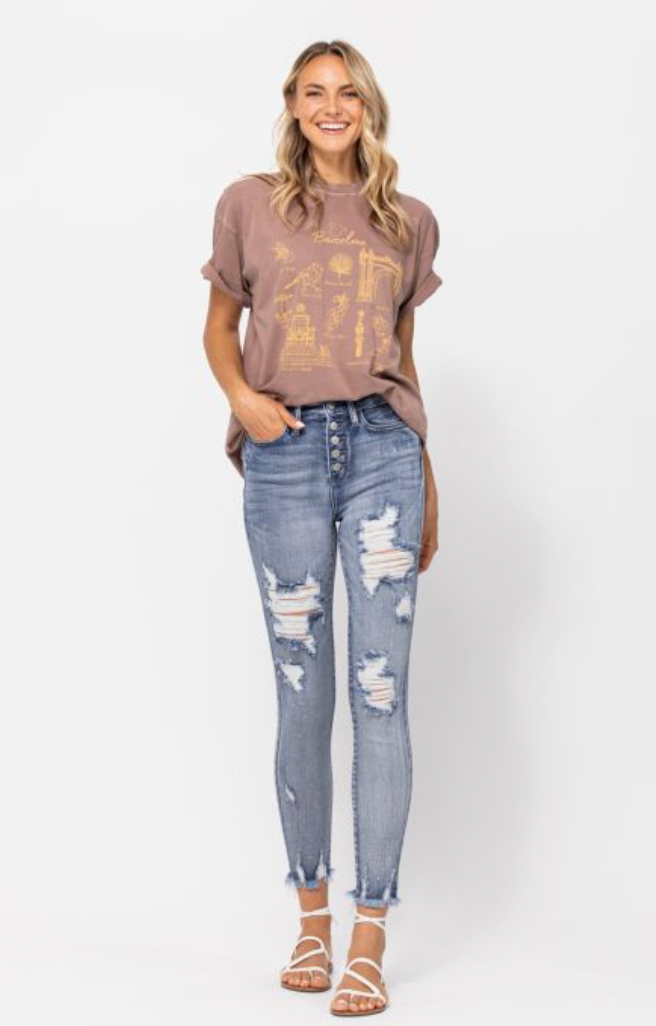 Distressed Perfection Judy Blue Jeans
