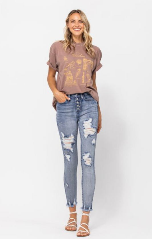 Distressed Perfection Judy Blue Jeans