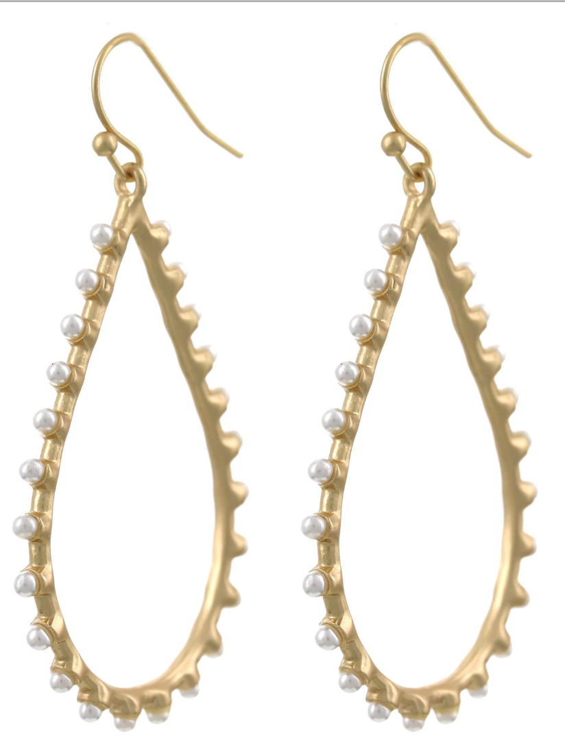 Pearl Teardrop Earrings