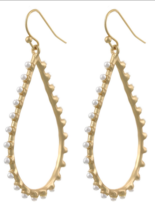 Pearl Teardrop Earrings