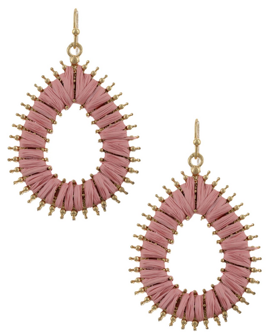 Raffia Wrap Earrings