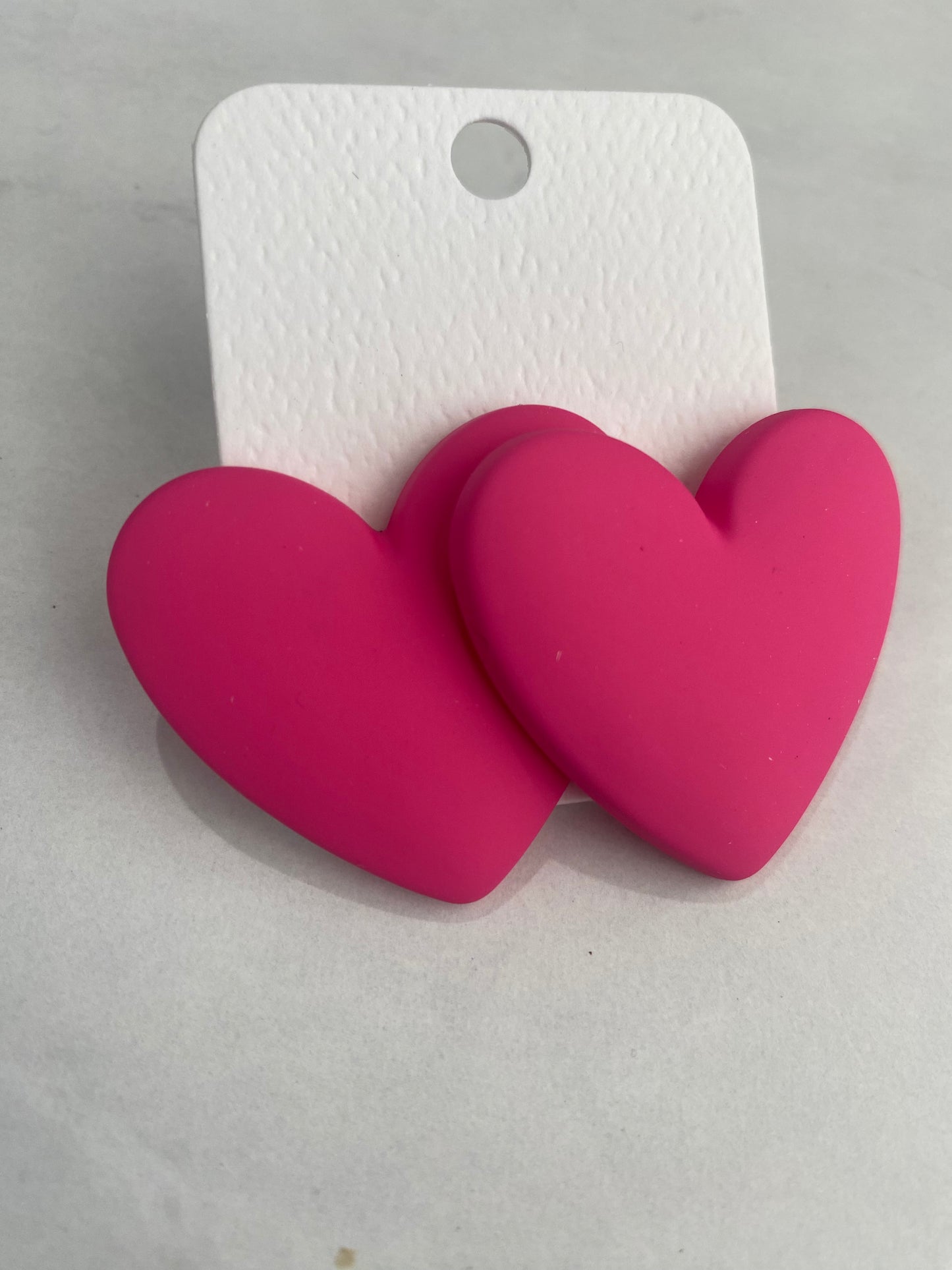 Clay Heart Earrings