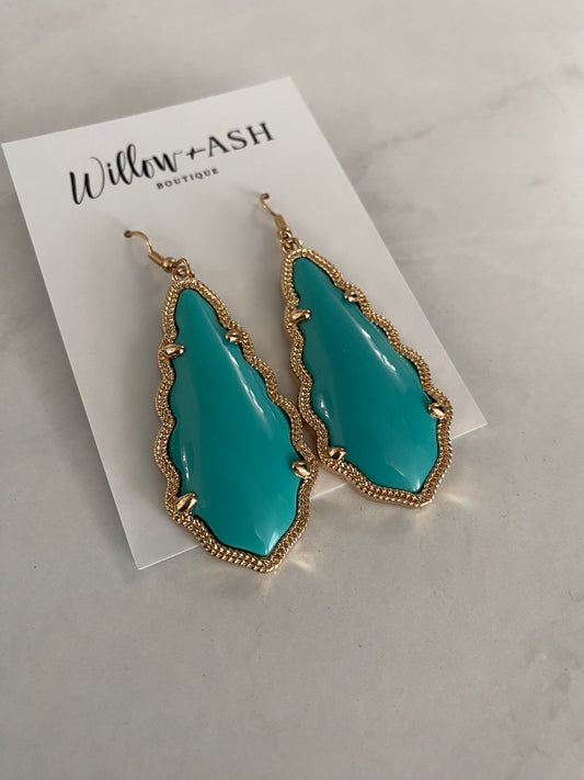 Turquoise Stylish Earrings