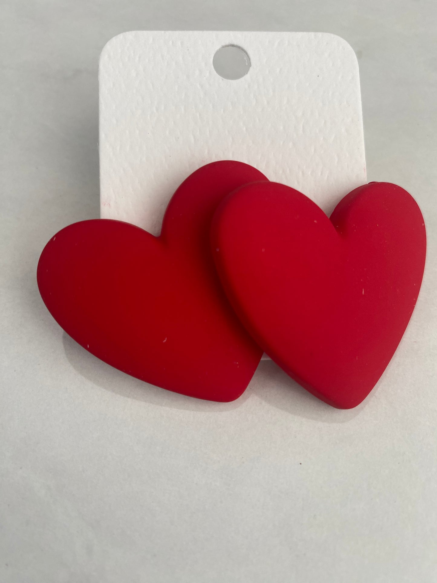 Clay Heart Earrings