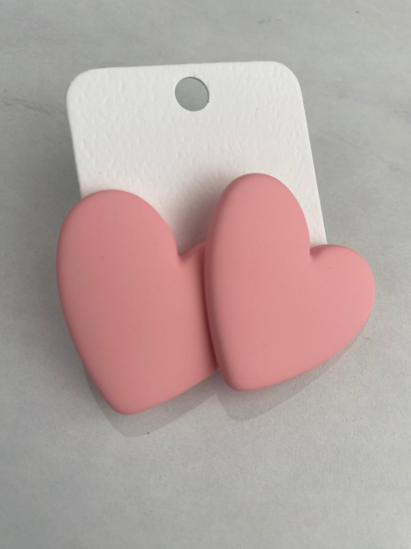 Clay Heart Earrings