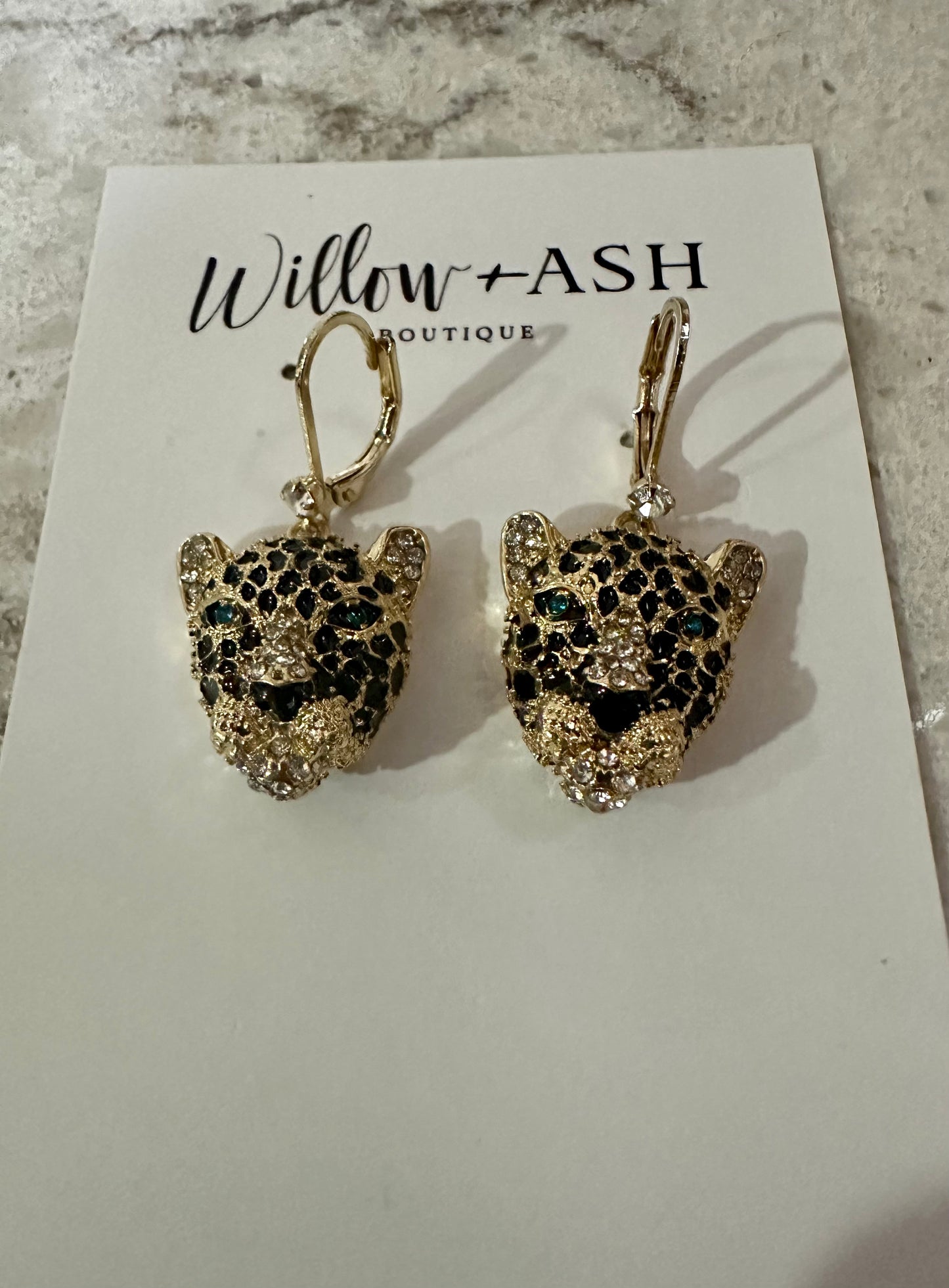 Jaguar Dangle Earrings