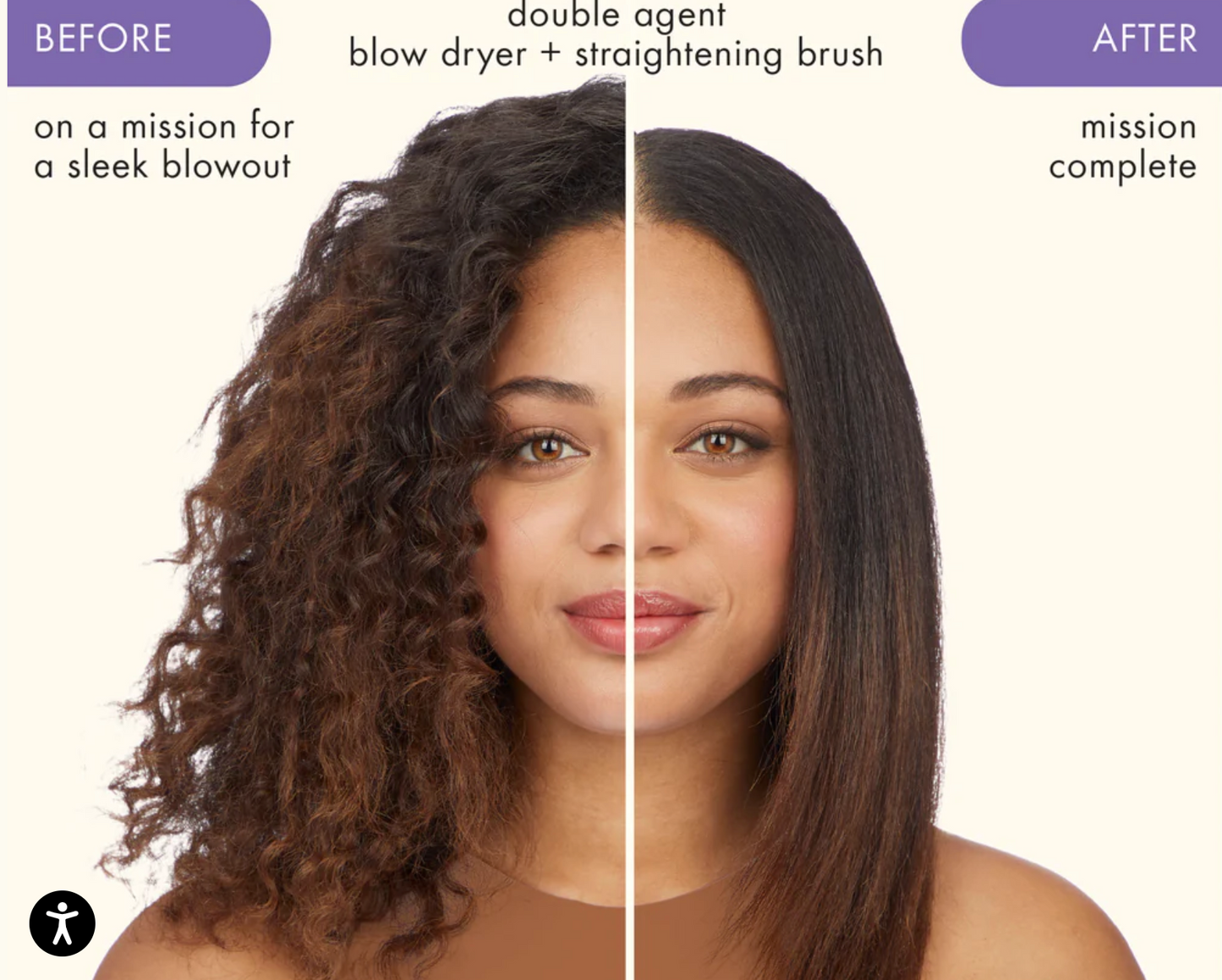 Double Agent Straightening Brush