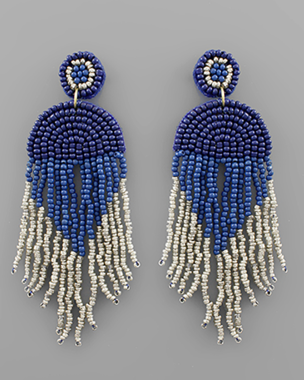 Elegant Seed Bead Earrings