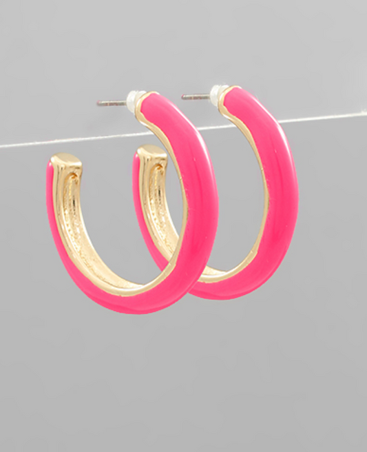 Epoxy Colorful Hoops