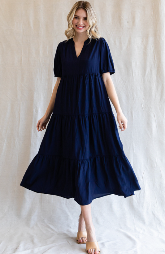 In the Navy Dress
