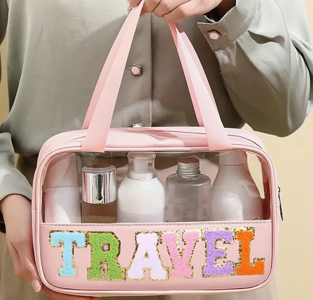 Large Travel Chenille Bag