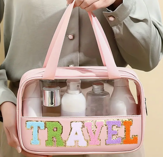 Large Travel Chenille Bag