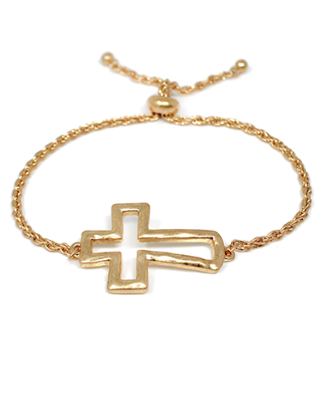 Cross Adjustable Bracelet