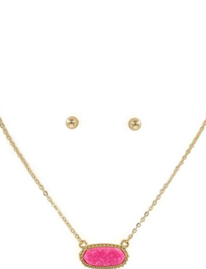 Petite Druzy Necklace