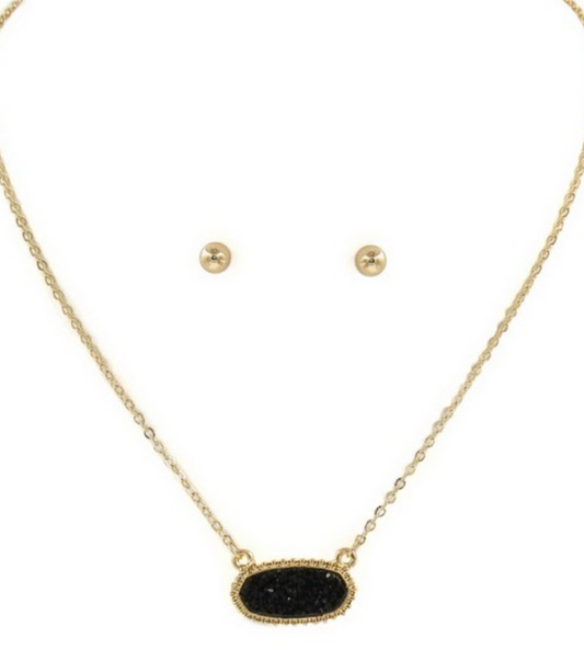 Petite Druzy Necklace
