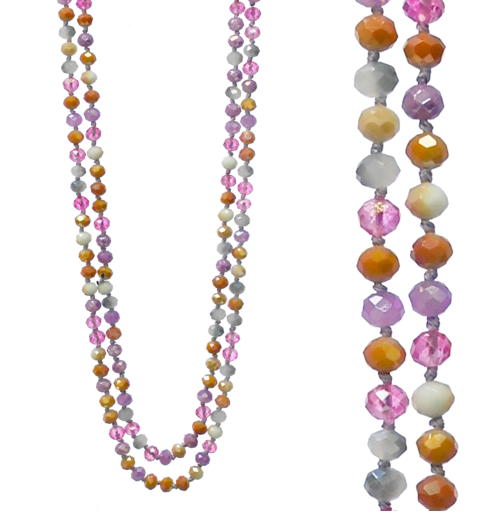 Hand Tied Beaded Necklace
