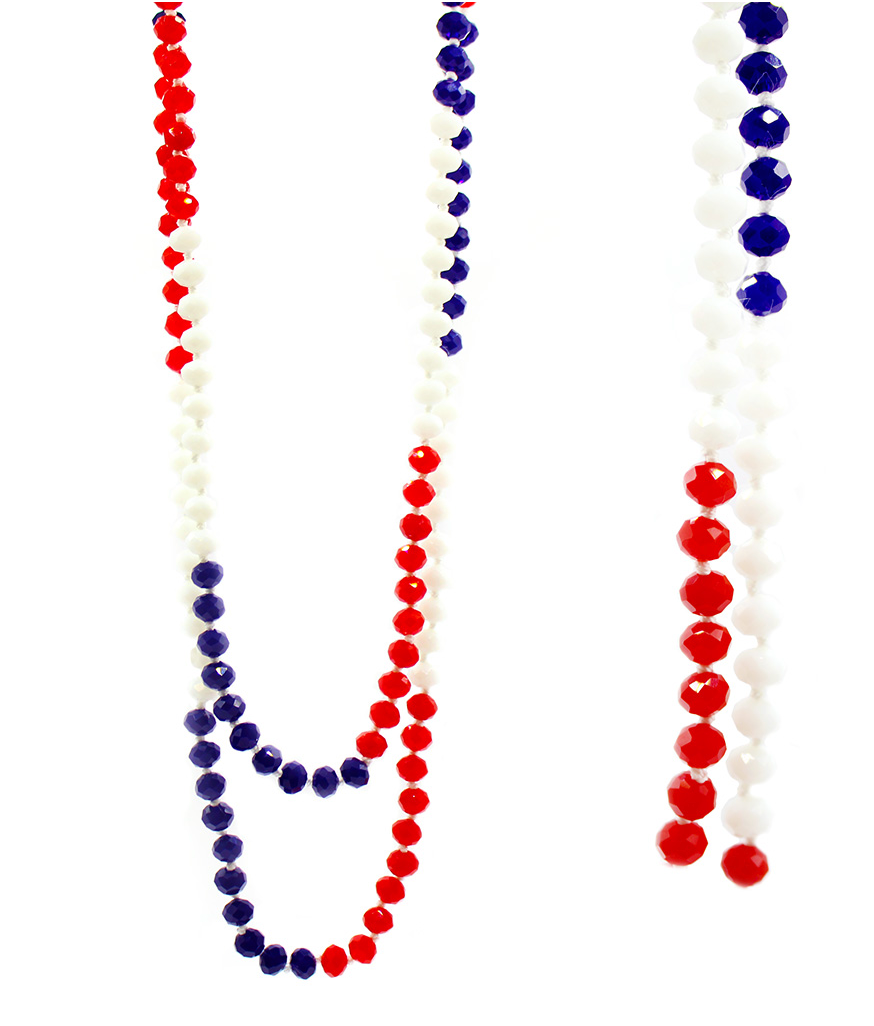 Hand Tied Beaded Necklace