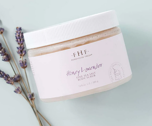 Honey Lavender Sea Salt Scrub